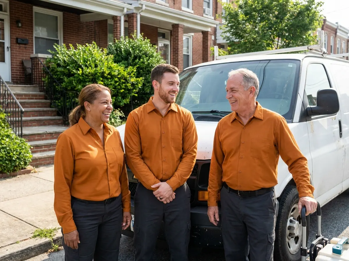 Oakstone Pest Defense pest control service team in Baltimore, MD